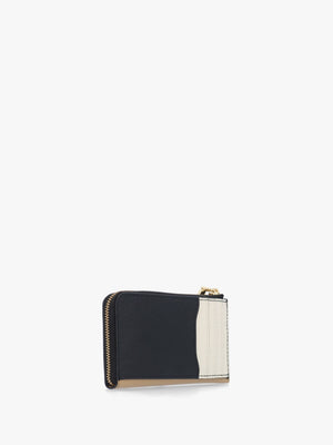 The Utility Snapshot Top Zip Camel Multi Leather Wallet