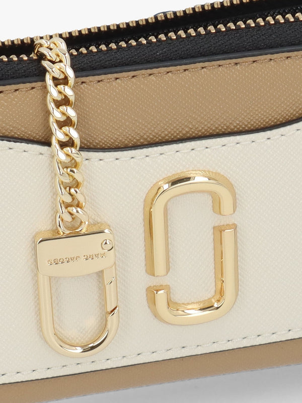 The Utility Snapshot Top Zip Camel Multi Leather Wallet