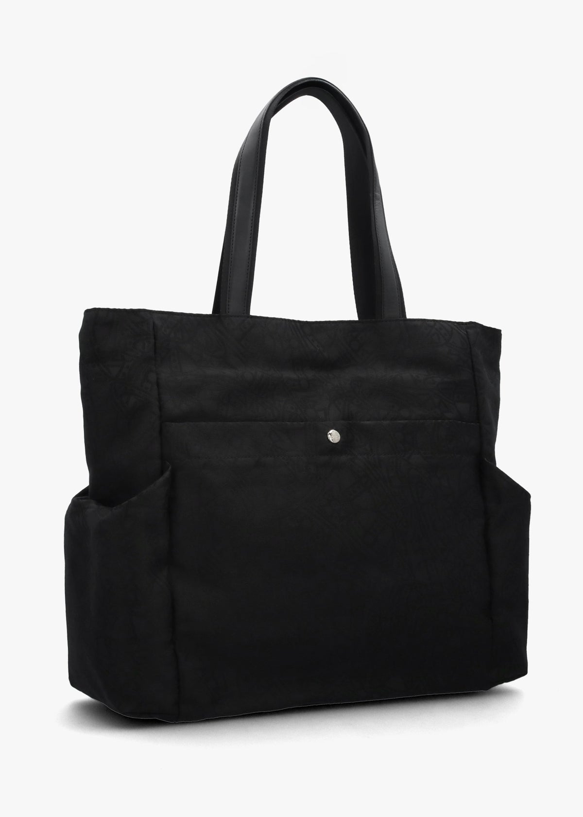 Men’s Henry Medium Black Jacquard Tote Bag