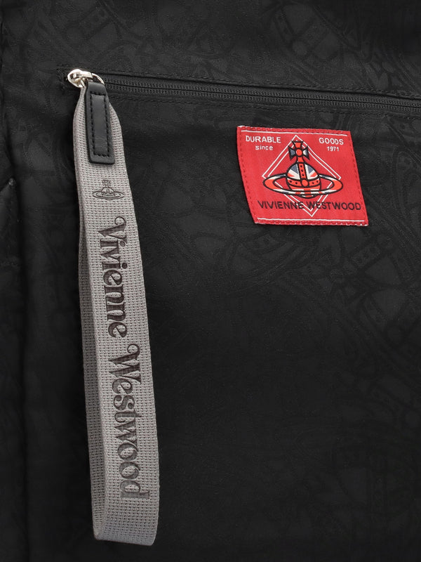 Men’s Henry Medium Black Jacquard Tote Bag