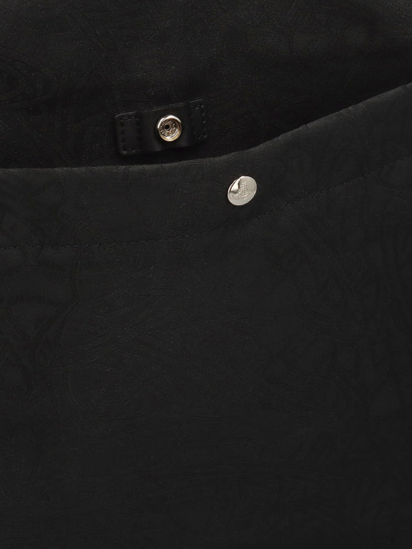 Men’s Henry Medium Black Jacquard Tote Bag