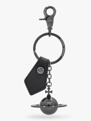 3D Orb Gunmetal Tone Keyring