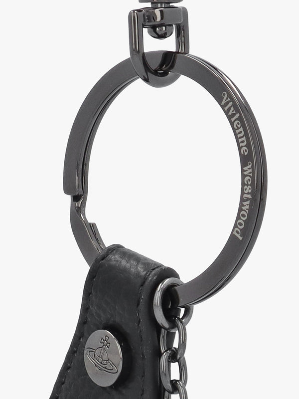 3D Orb Gunmetal Tone Keyring