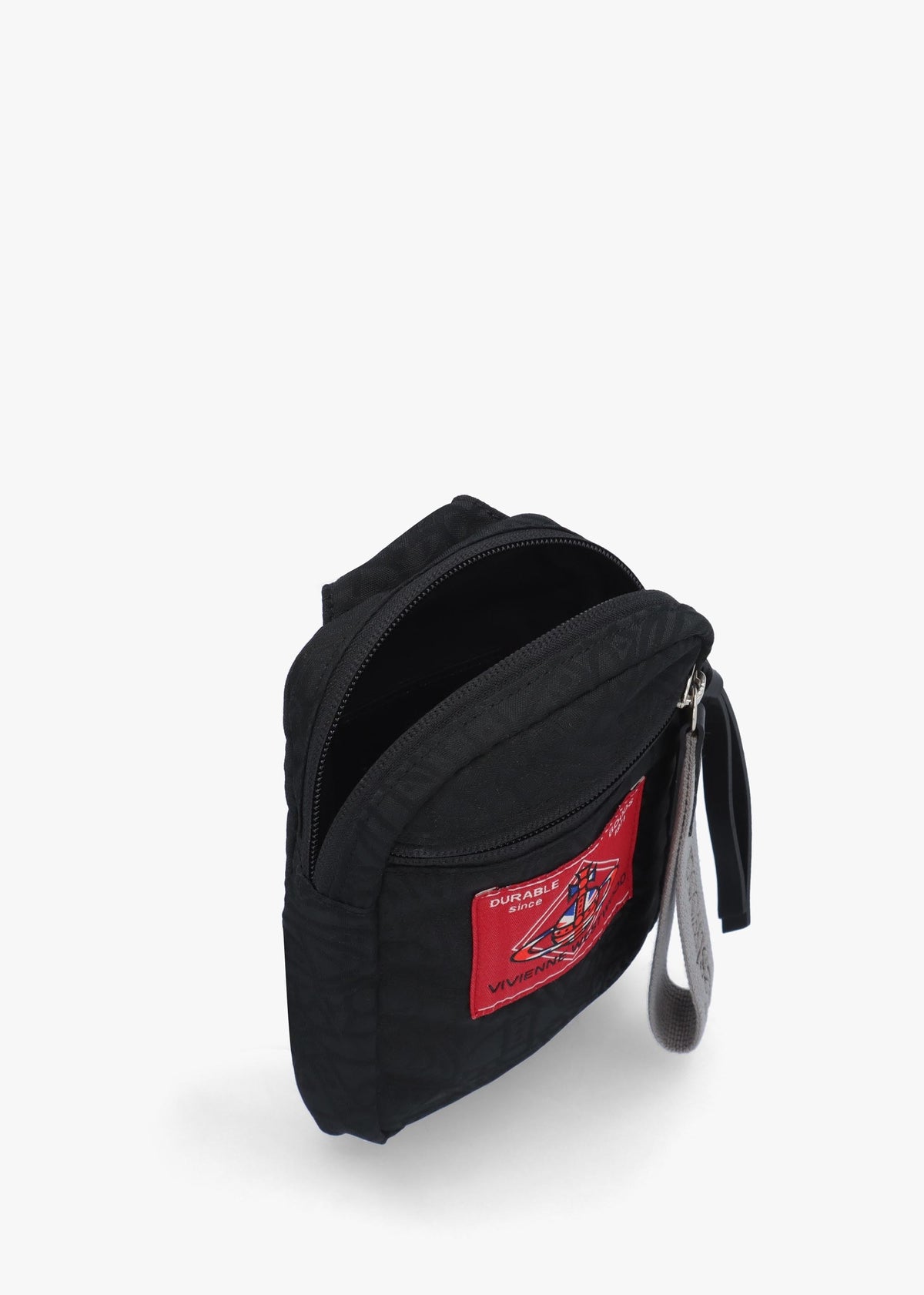 Men’s Matthew Mini Black Jacquard Cross-Body Bag