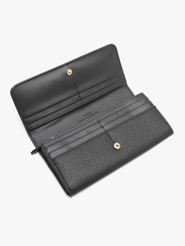 Alexia Nero Trifold Wallet