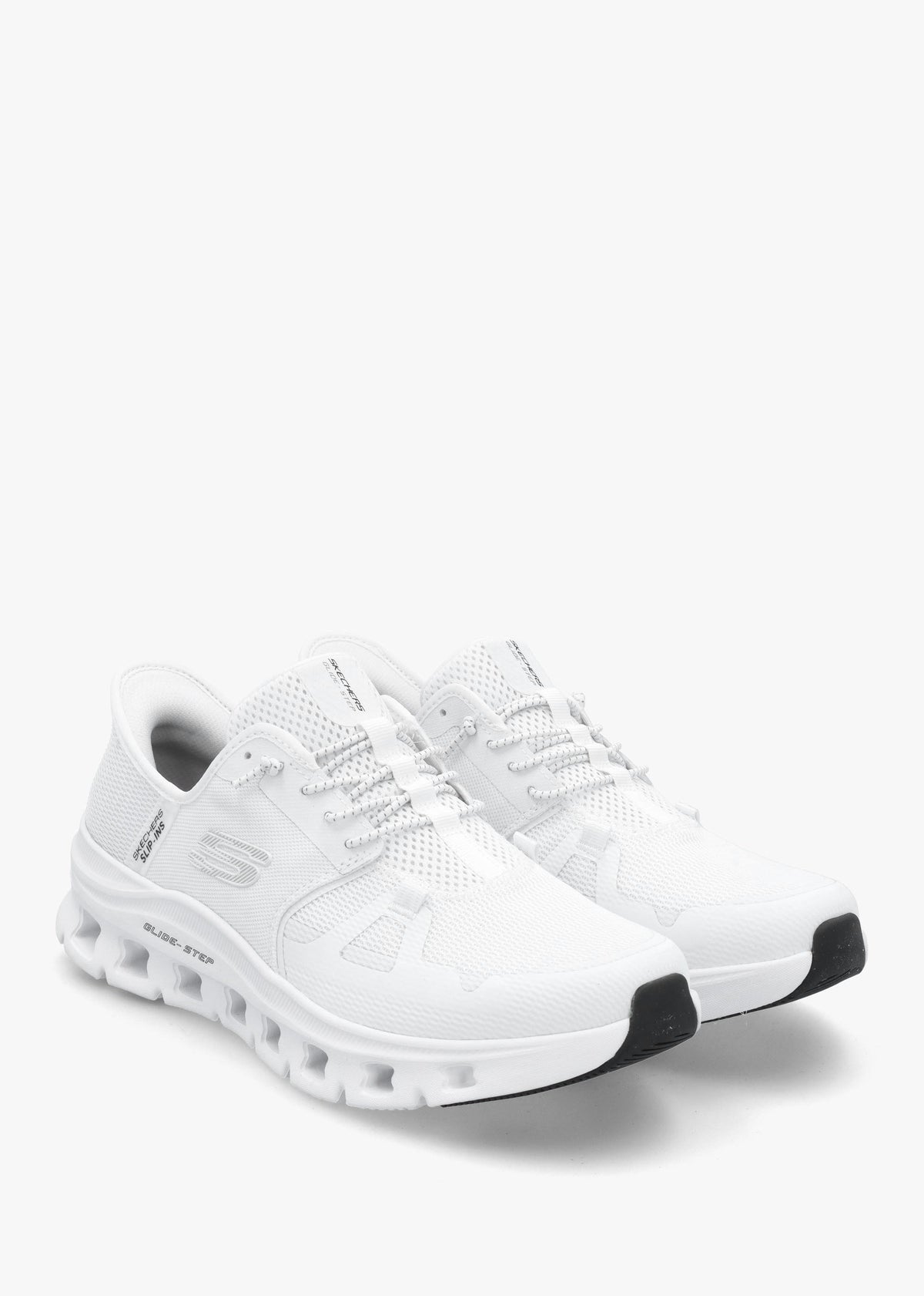 Men’s Slip Ins Glide-Step Pro White Trainers