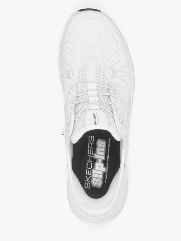 Men’s Slip Ins Glide-Step Pro White Trainers