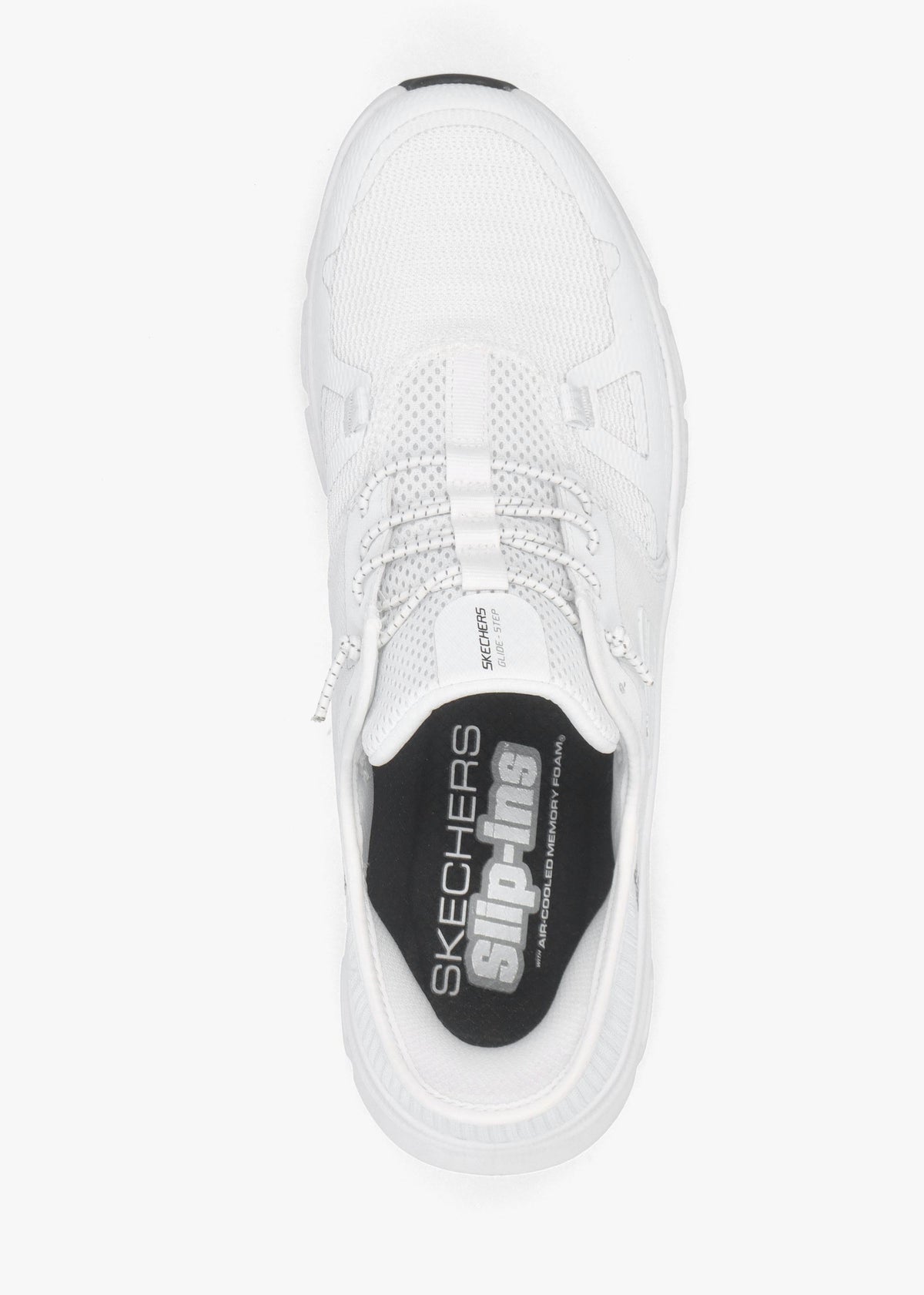 Men’s Slip Ins Glide-Step Pro White Trainers