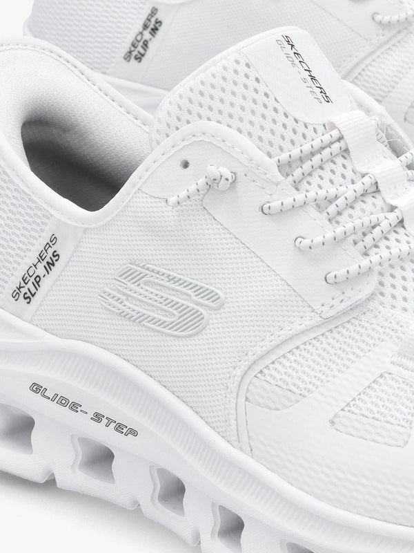 Men’s Slip Ins Glide-Step Pro White Trainers