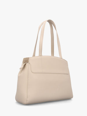 Fae Ecru Shopper Shoulder Bag