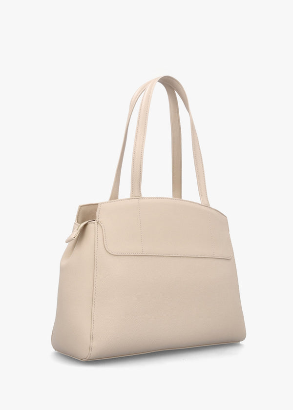 Fae Ecru Shopper Shoulder Bag