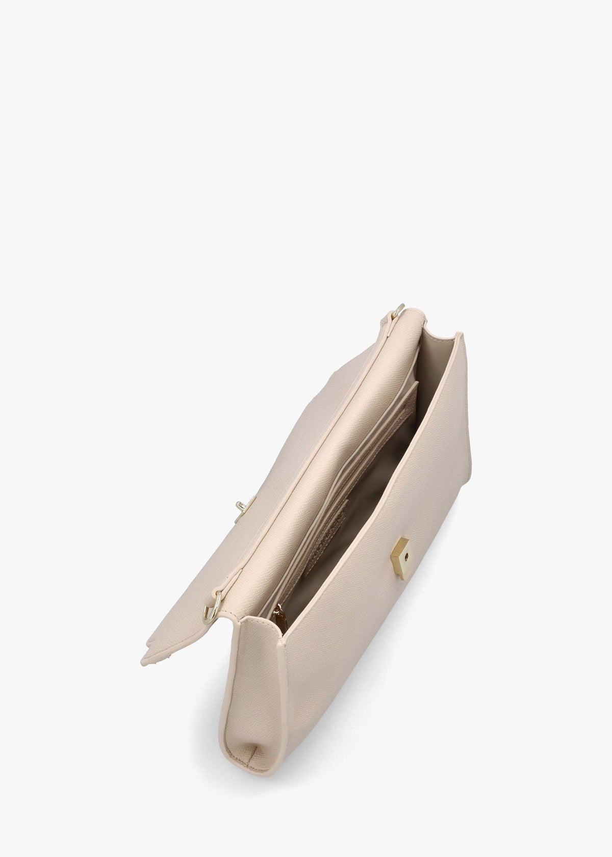 Fae Ecru Flapover Cross-Body Bag
