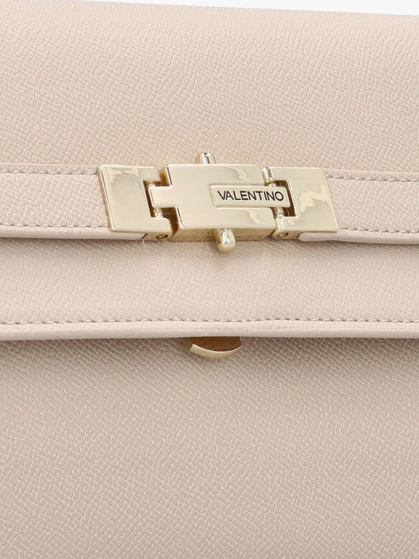 Fae Ecru Flapover Cross-Body Bag