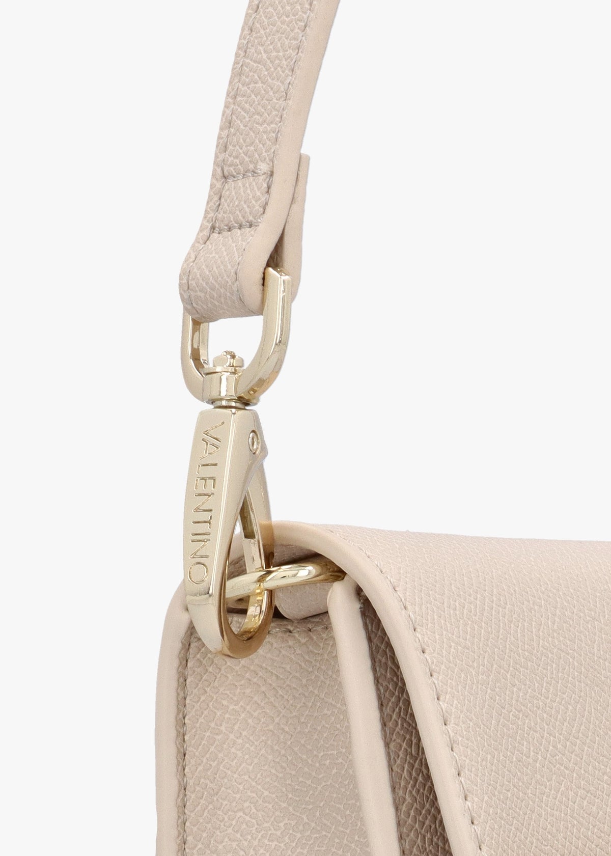 Fae Ecru Flapover Cross-Body Bag