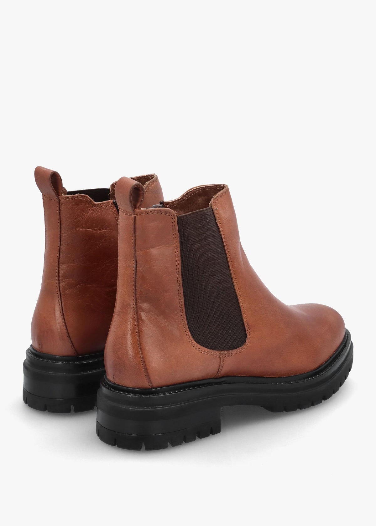 Olaio Tan Leather Chelsea Boots