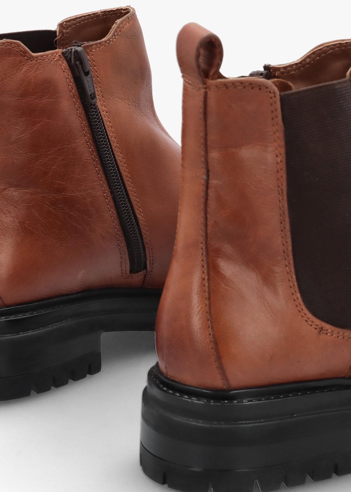 Olaio Tan Leather Chelsea Boots