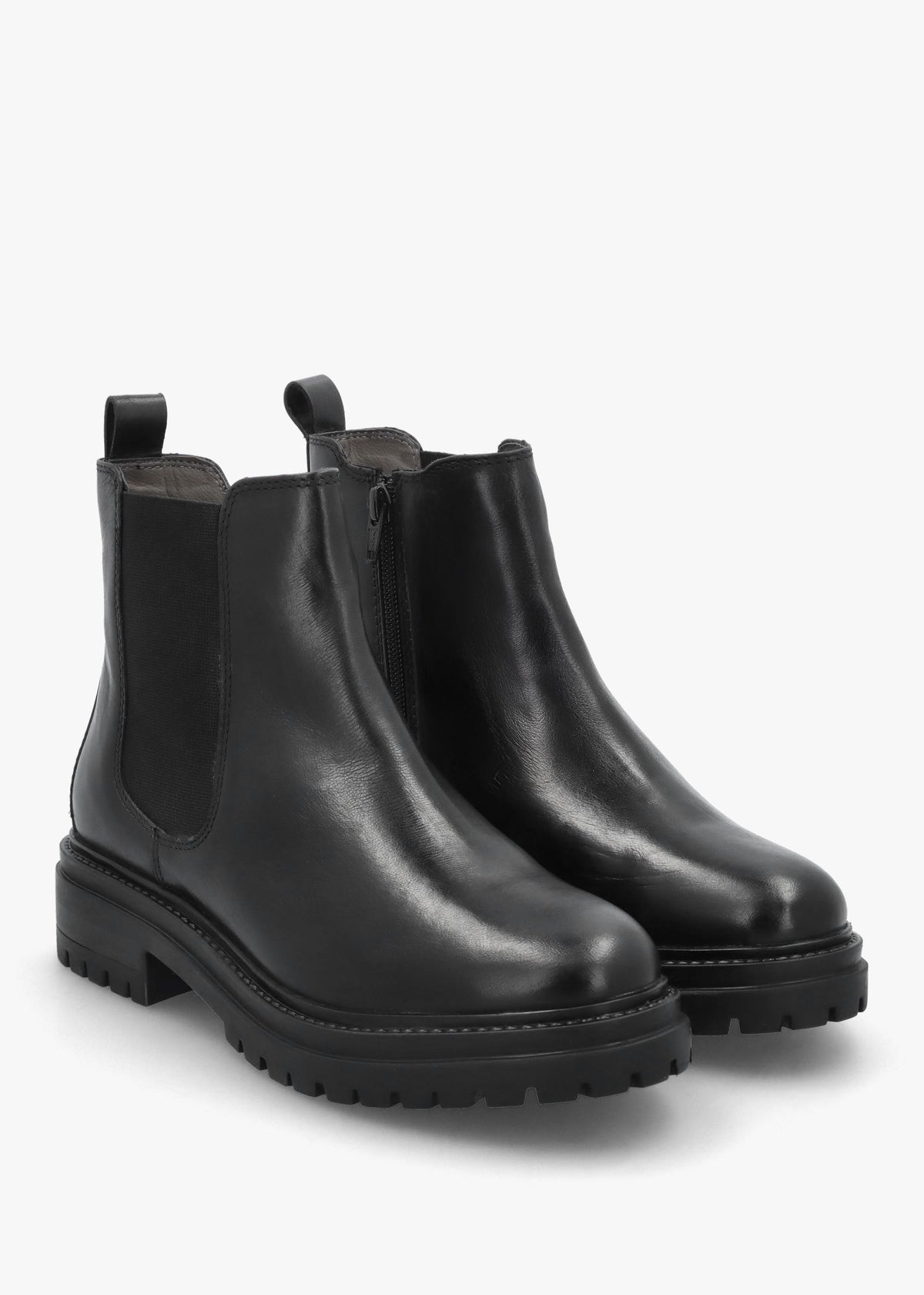 Olaio Black Leather Chelsea Boots
