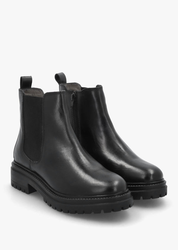 Olaio Black Leather Chelsea Boots