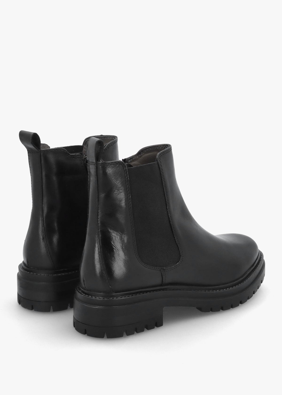 Olaio Black Leather Chelsea Boots