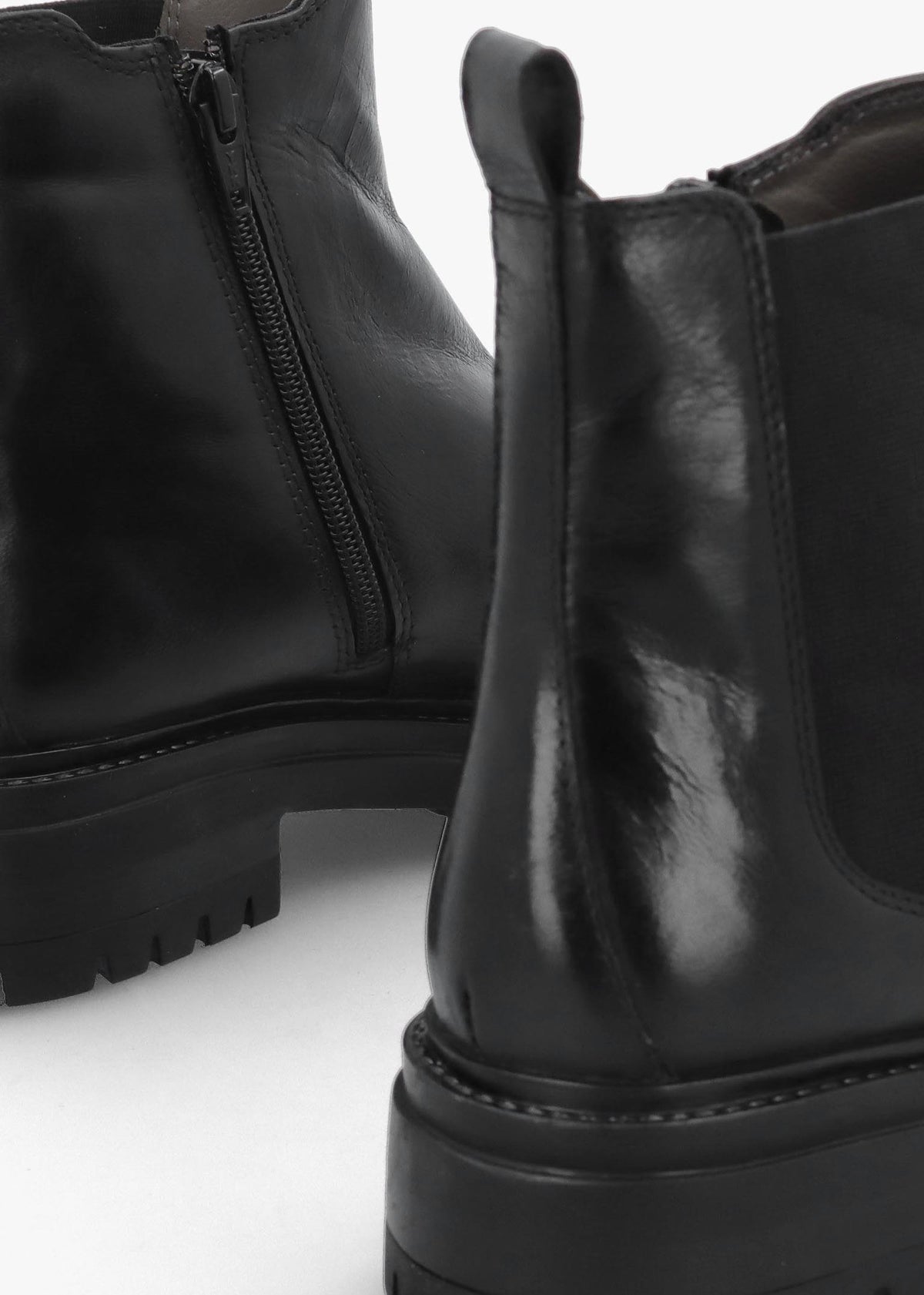 Olaio Black Leather Chelsea Boots
