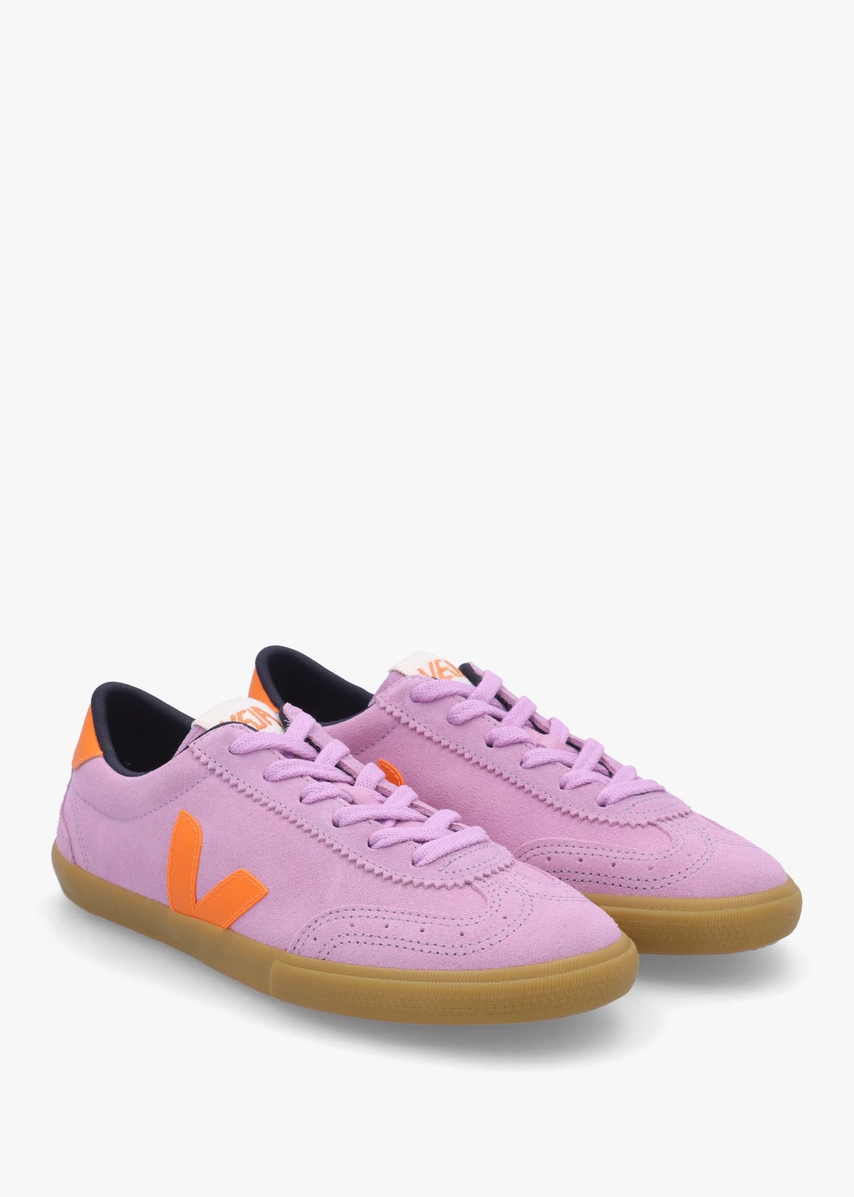 Women's Volley O.T Suede Orchid Fury Natural Trainers