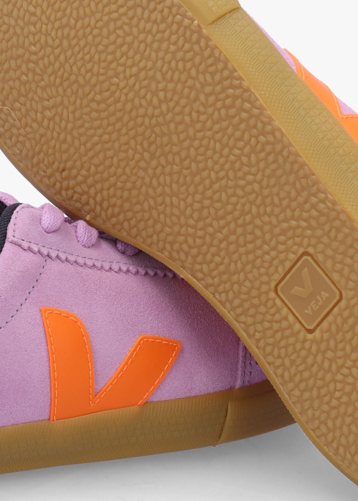 Women's Volley O.T Suede Orchid Fury Natural Trainers