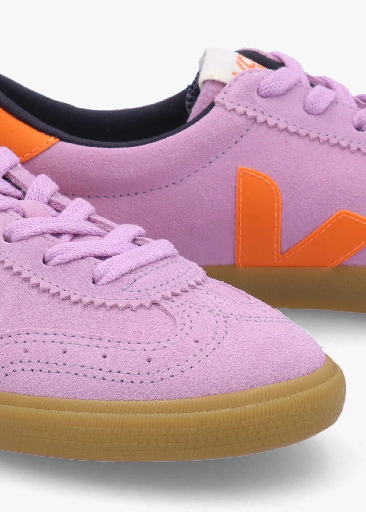 Women's Volley O.T Suede Orchid Fury Natural Trainers