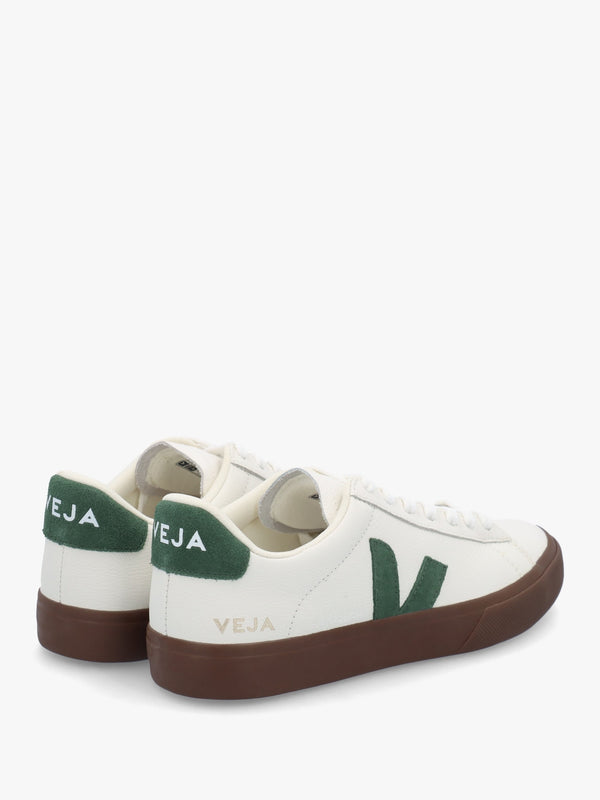 Campo Leather White Cyprus Bark Trainers