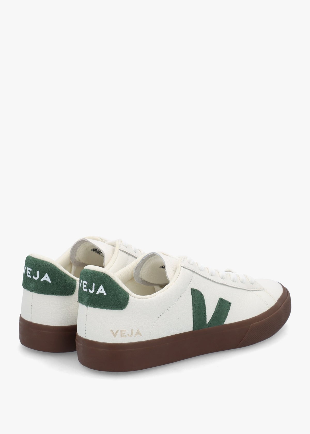 Campo Leather White Cyprus Bark Trainers