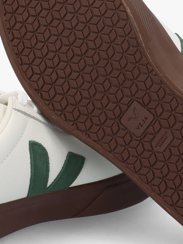 Campo Leather White Cyprus Bark Trainers