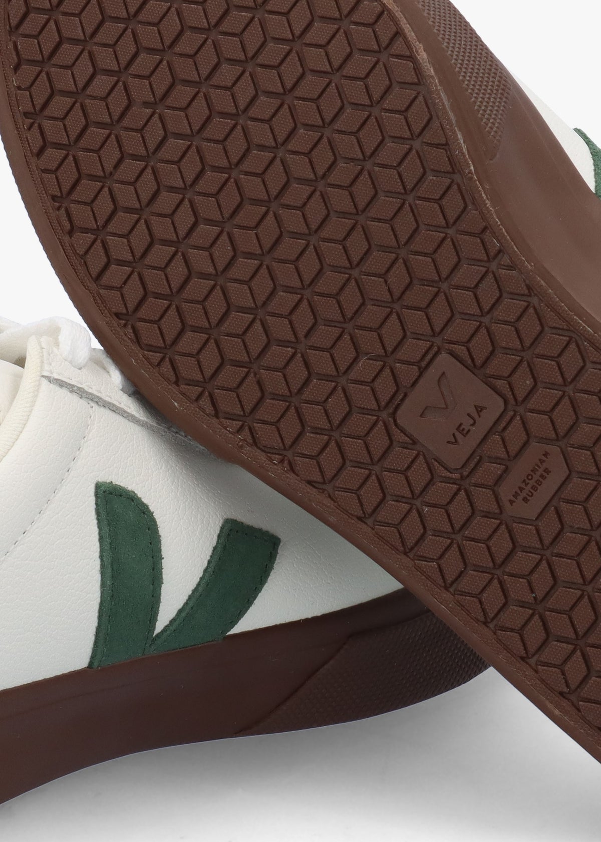 Campo Leather White Cyprus Bark Trainers