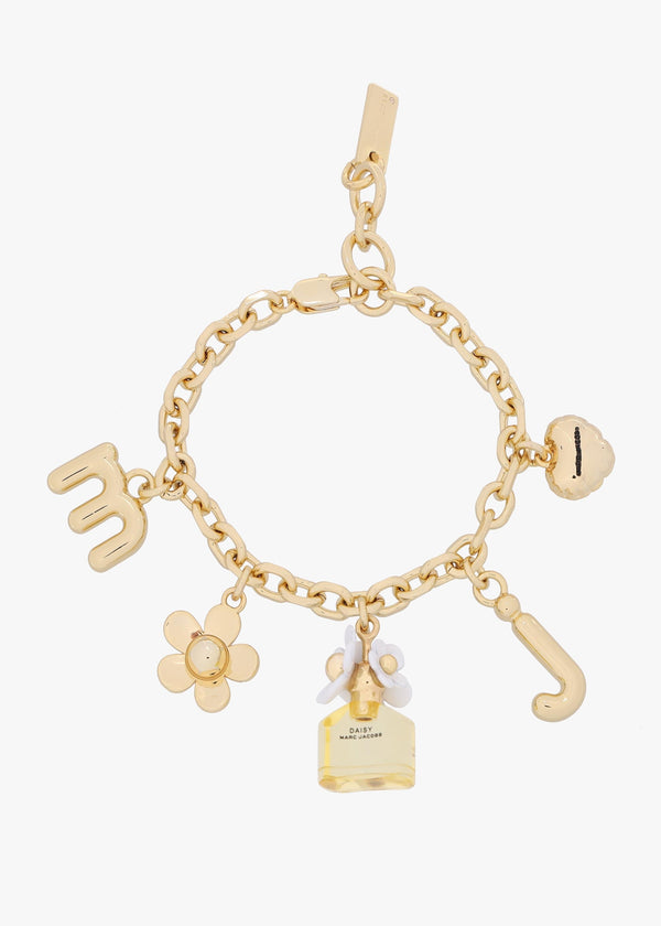 Daisy Charm Gold Bracelet