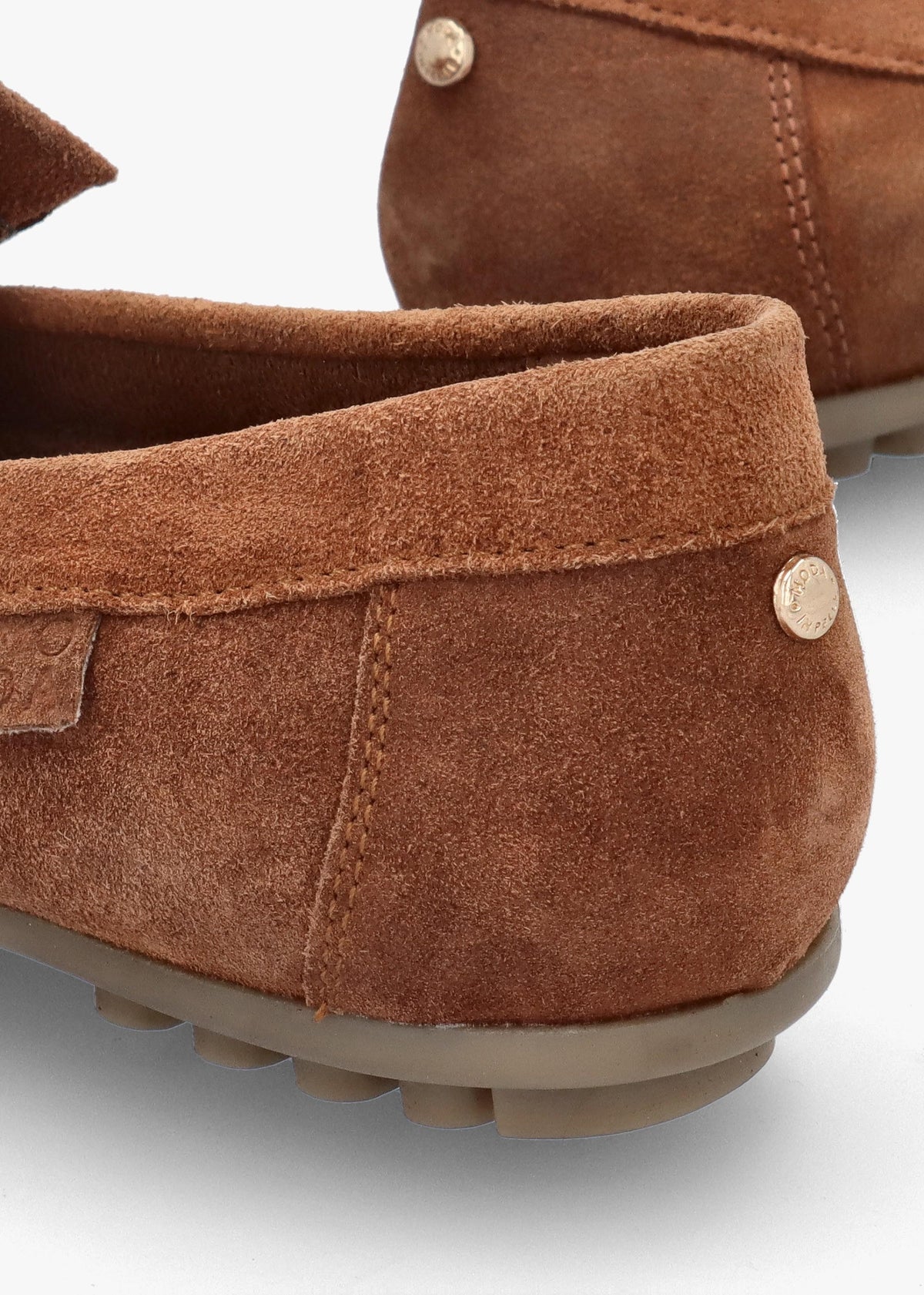 Essana Tan Suede Tassel Loafers