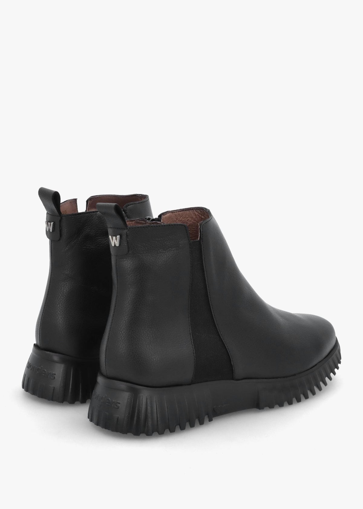 Black Leather Chelsea Boots