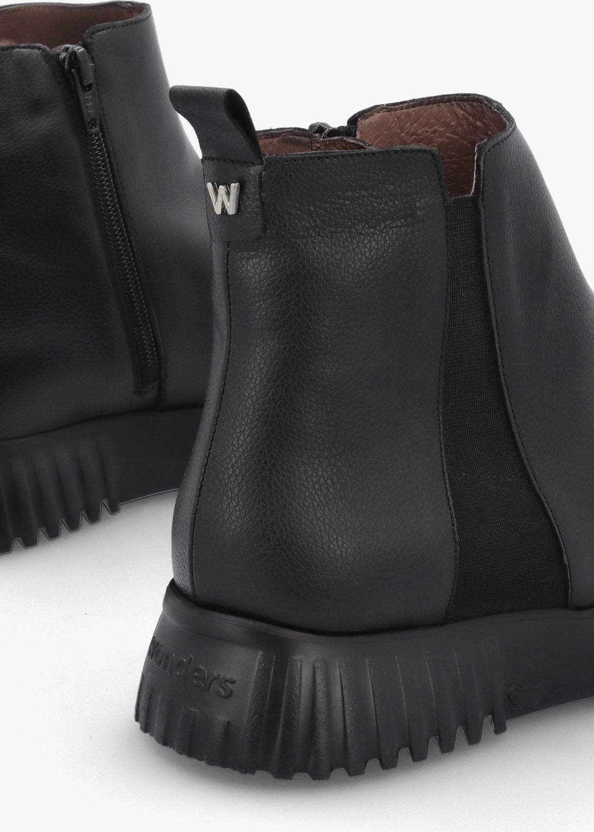 Black Leather Chelsea Boots