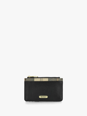 Alder Black Leather Card Holder