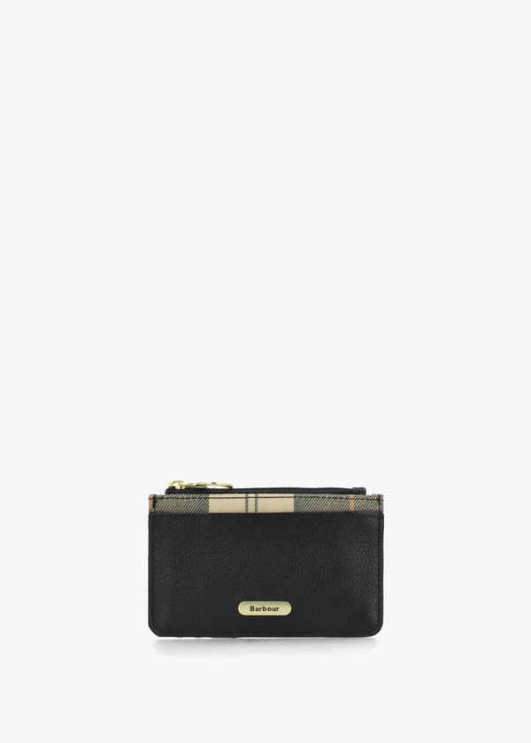 Alder Black Leather Card Holder