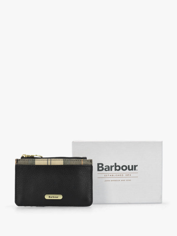 Alder Black Leather Card Holder