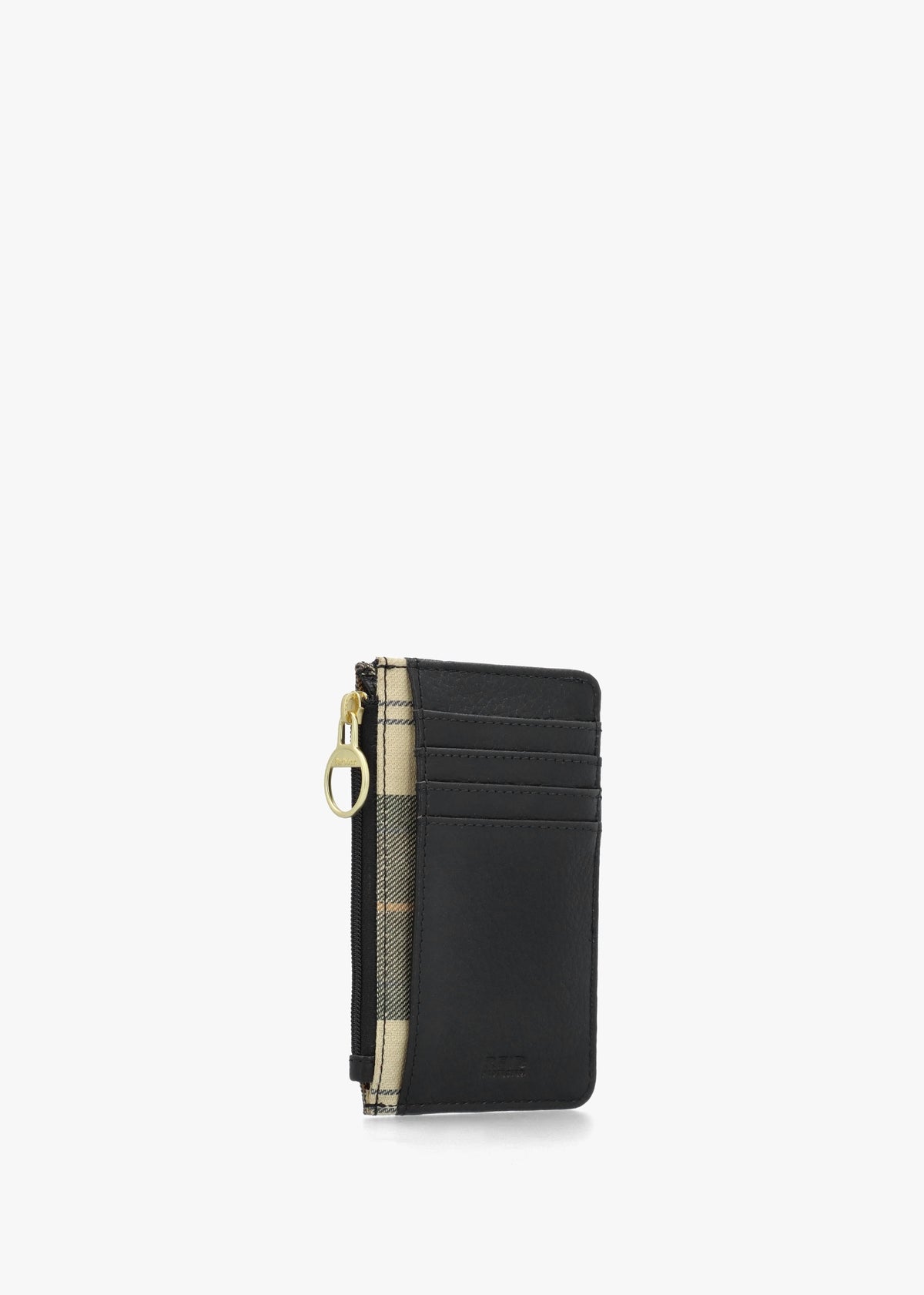Alder Black Leather Card Holder