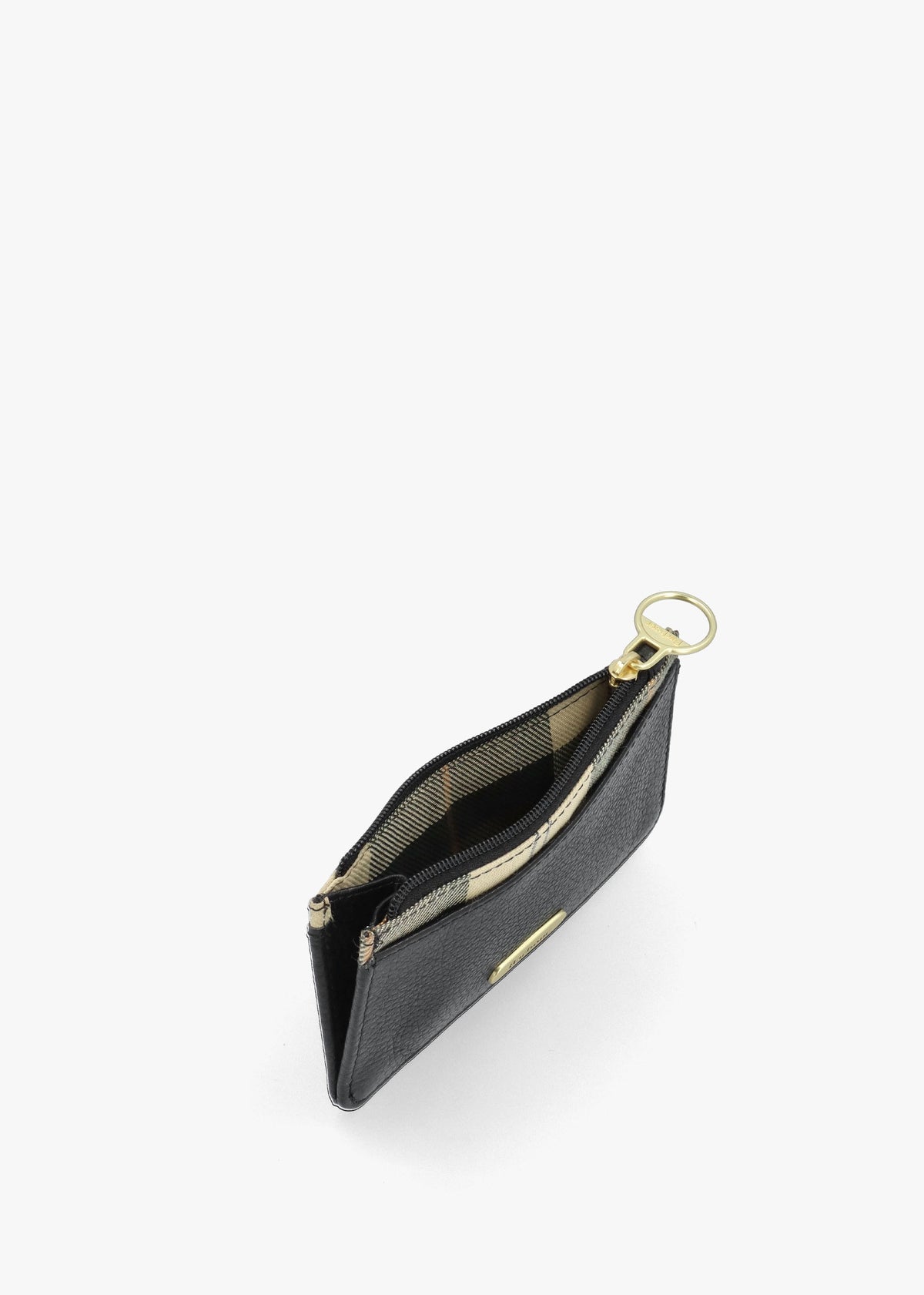 Alder Black Leather Card Holder