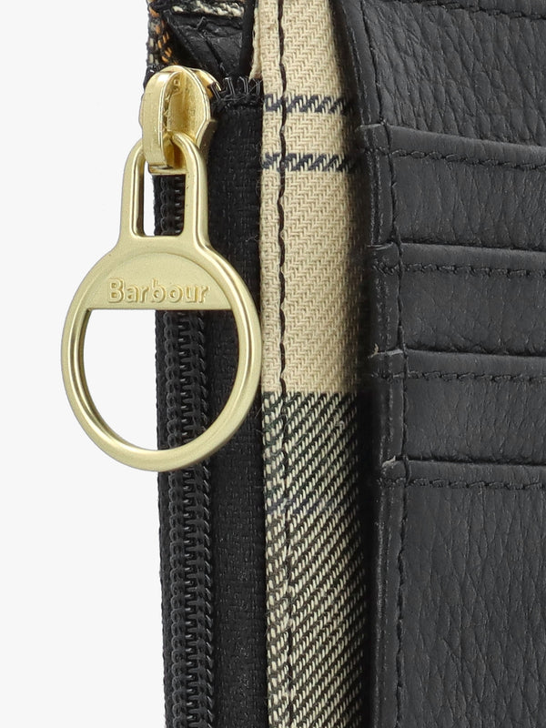 Alder Black Leather Card Holder