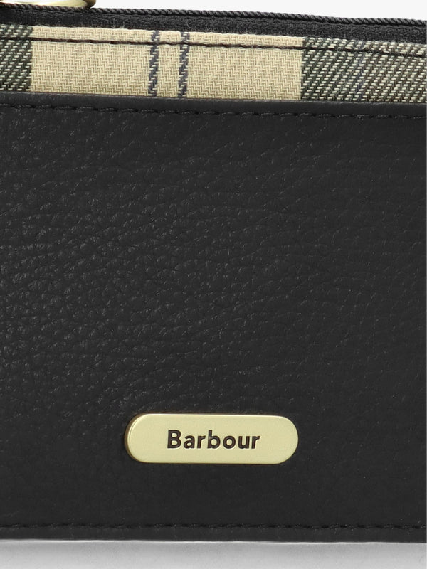 Alder Black Leather Card Holder