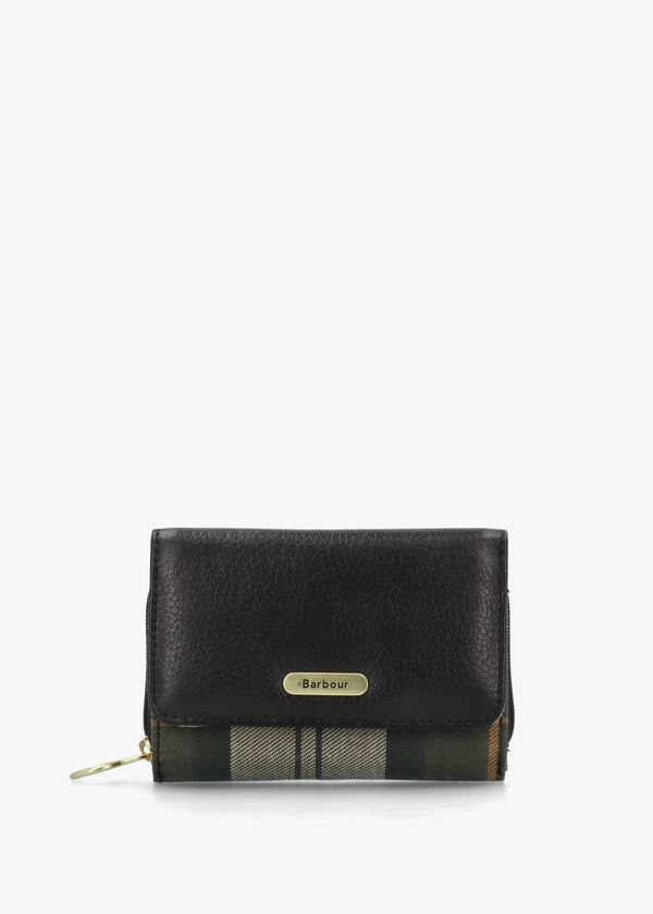 Rosa Black Leather Small Purse