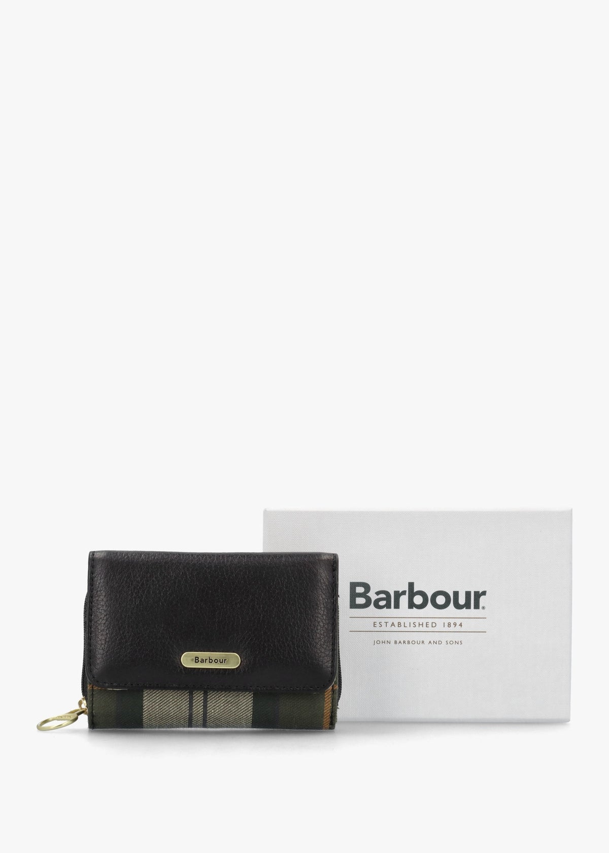 Rosa Black Leather Small Purse