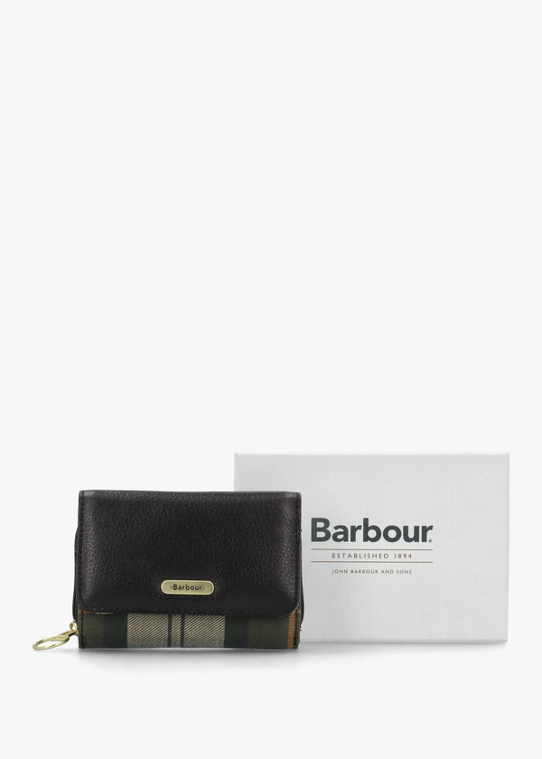 Rosa Black Leather Small Purse