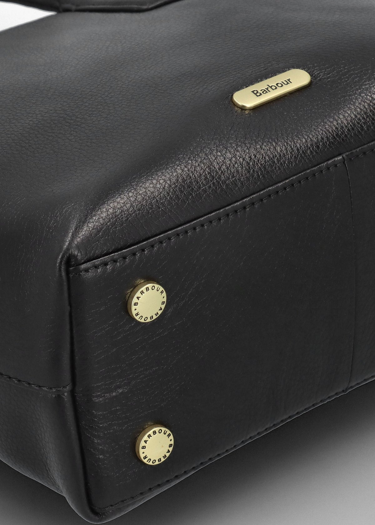 Birch Black Leather Tote Bag