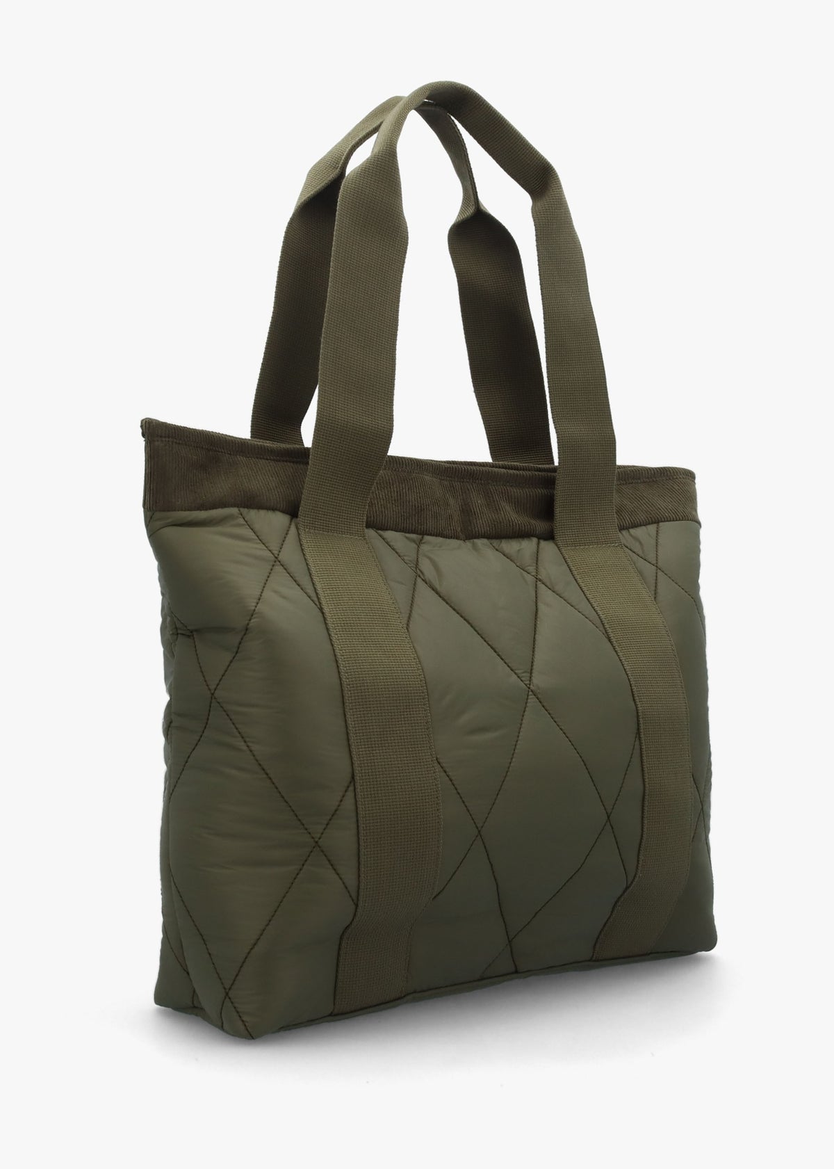 Healy Quilted Olive Tote Bag