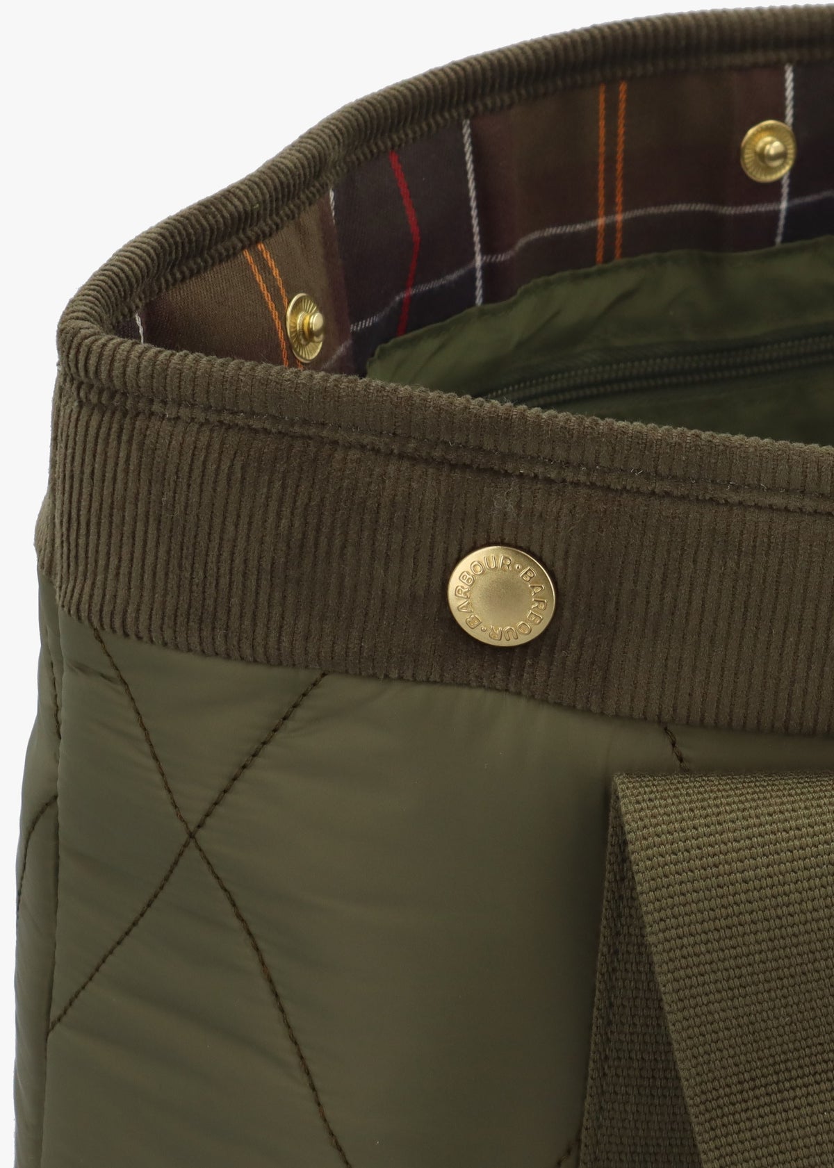 Healy Quilted Olive Tote Bag