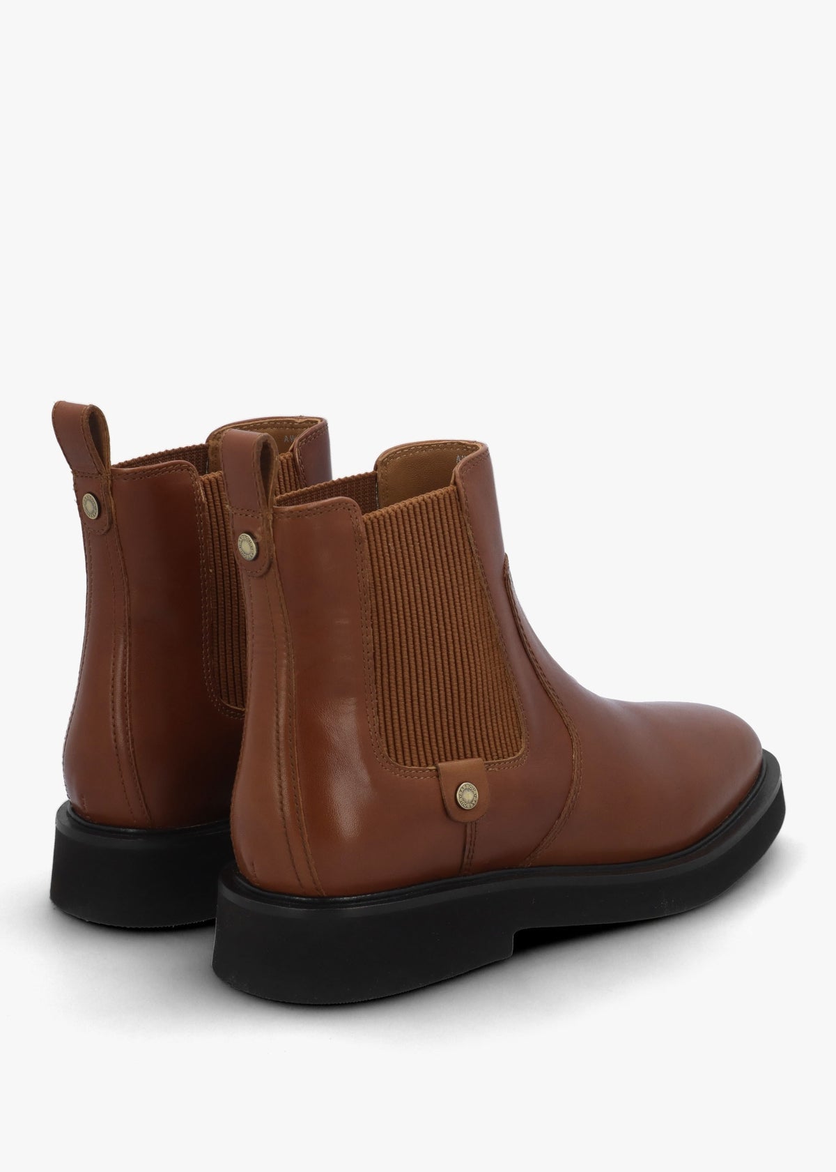 Delfina Conker Leather Chelsea Boots