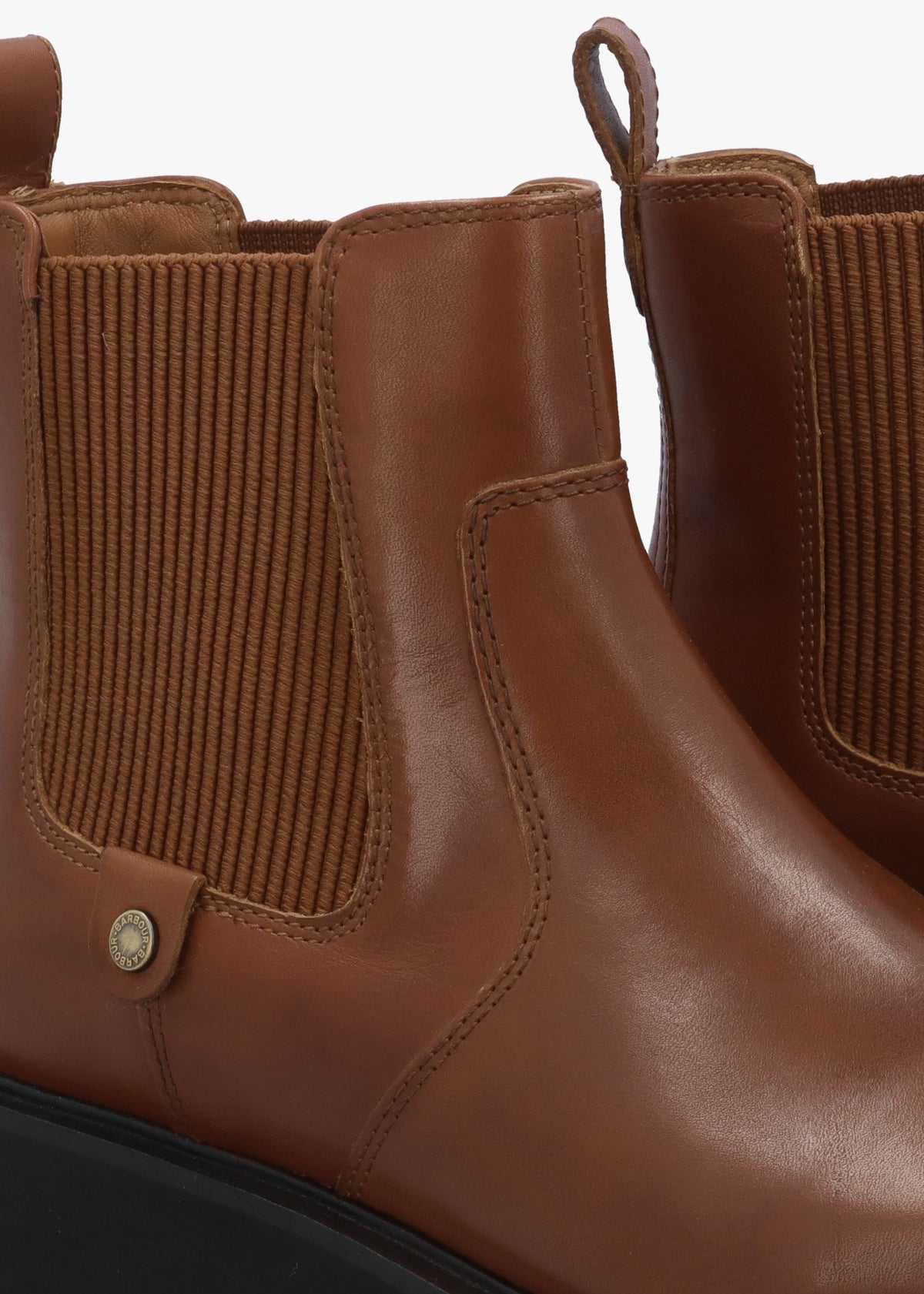 Delfina Conker Leather Chelsea Boots